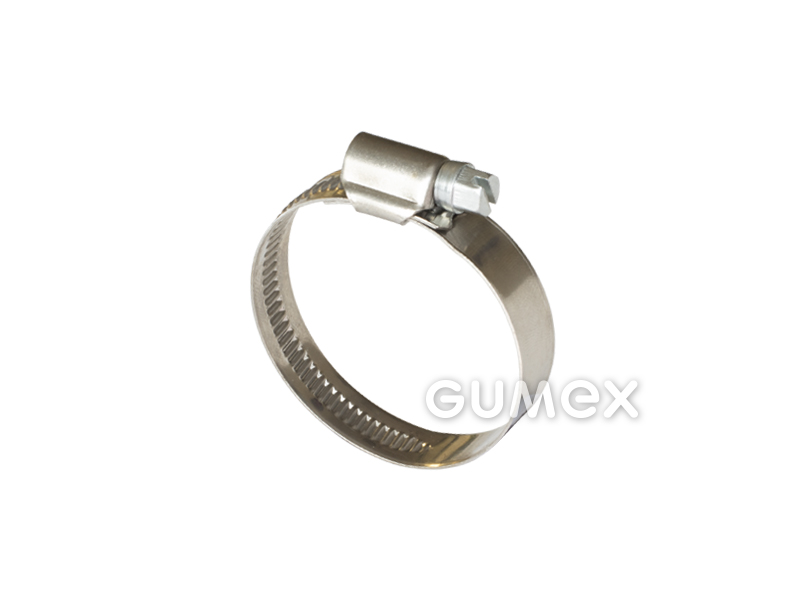Schelle ANACONDA W4, 12-20/12mm, Sechskantschraube C7, Band, Schellenkopf, Schraube Edelstahl, 
